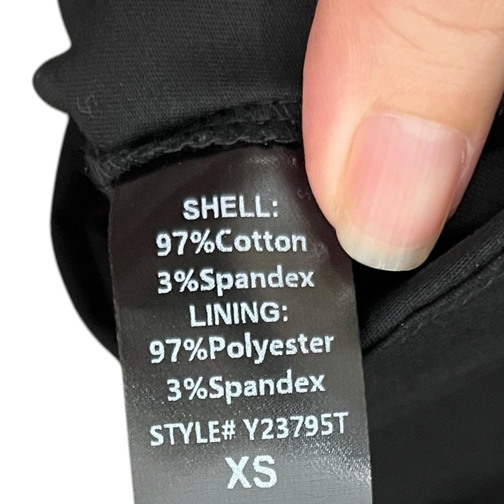 Tuckernuck Sydney Shift Dress Women's XS Black Utility Sleeveless Classic New - Picture 8 of 8